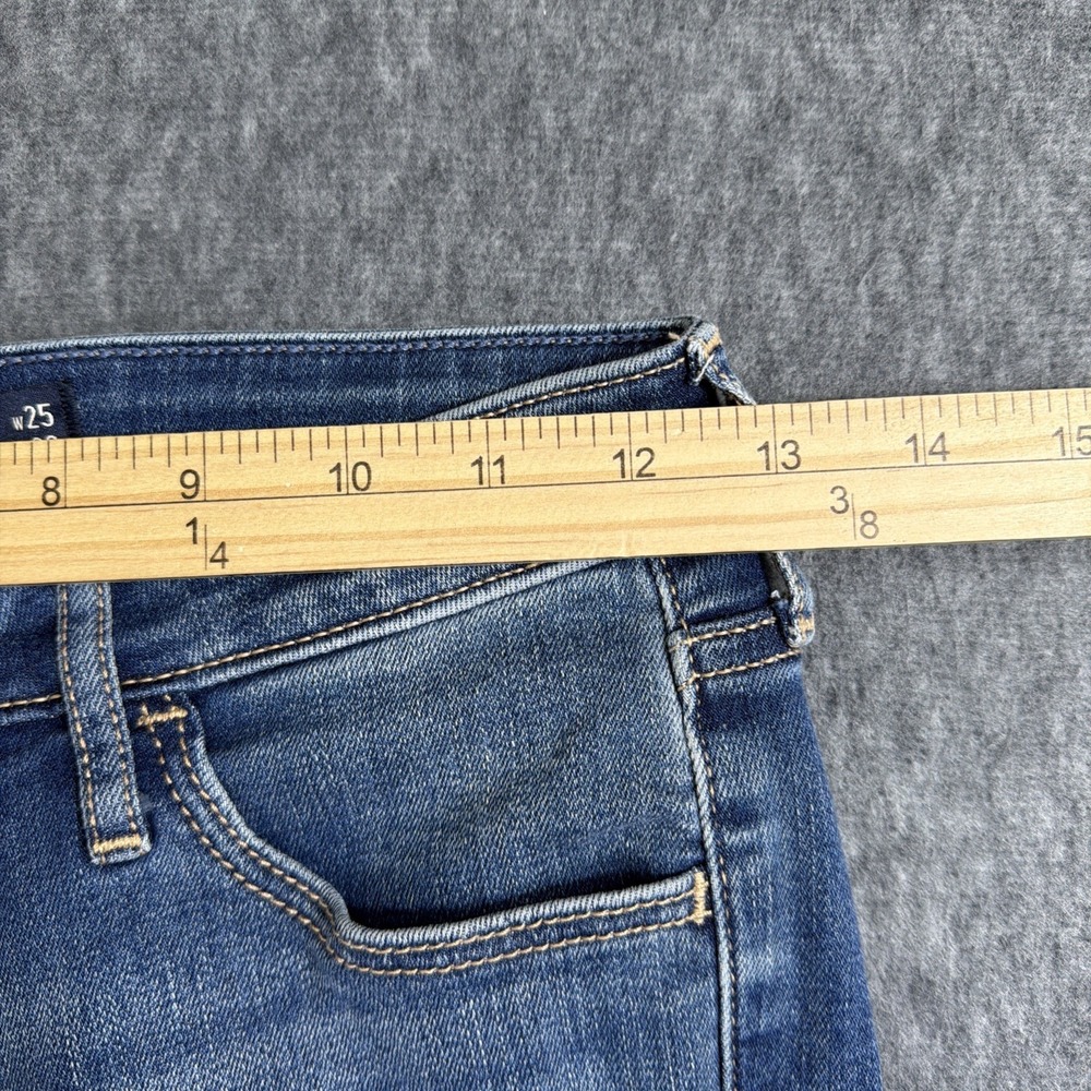 Hollister Jeans Juniors Womens 1 R 25x28 Super Skinny Blue Denim High Rise - Picture 10 of 12